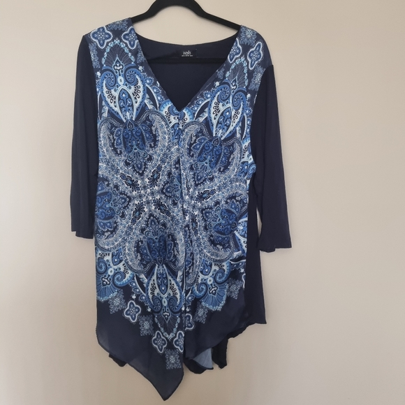 Beautiful boho print comfy blouse/dress - Picture 2 of 8